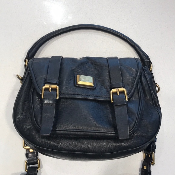 Black leather Marc Jacobs crossbody purse - Picture 6 of 7